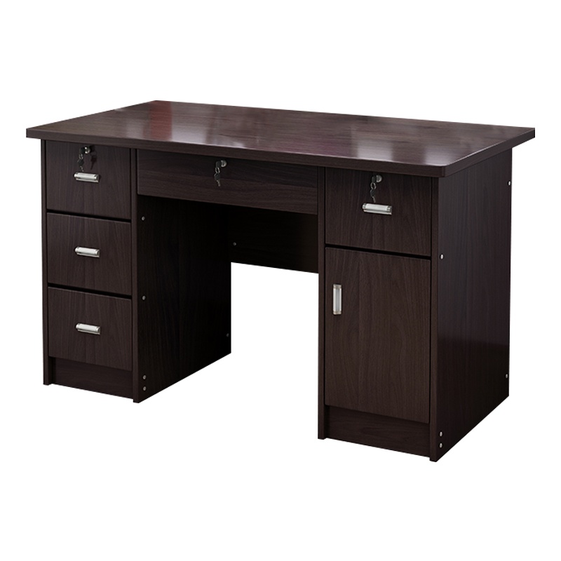 DXBG加固办公桌电脑桌台式桌简约书桌桌椅组合[工厂现做 7天内发货]