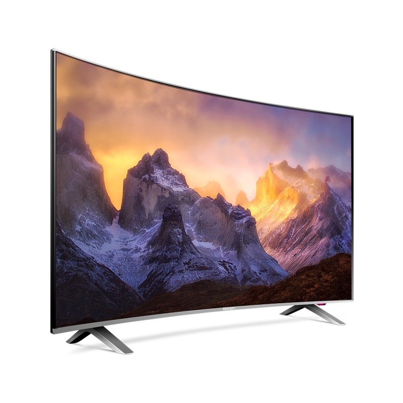 TCL集团旗下品牌 乐华(ROWA) T43 43英寸1080P全高清曲面人工智能网络WIFI液晶电视机