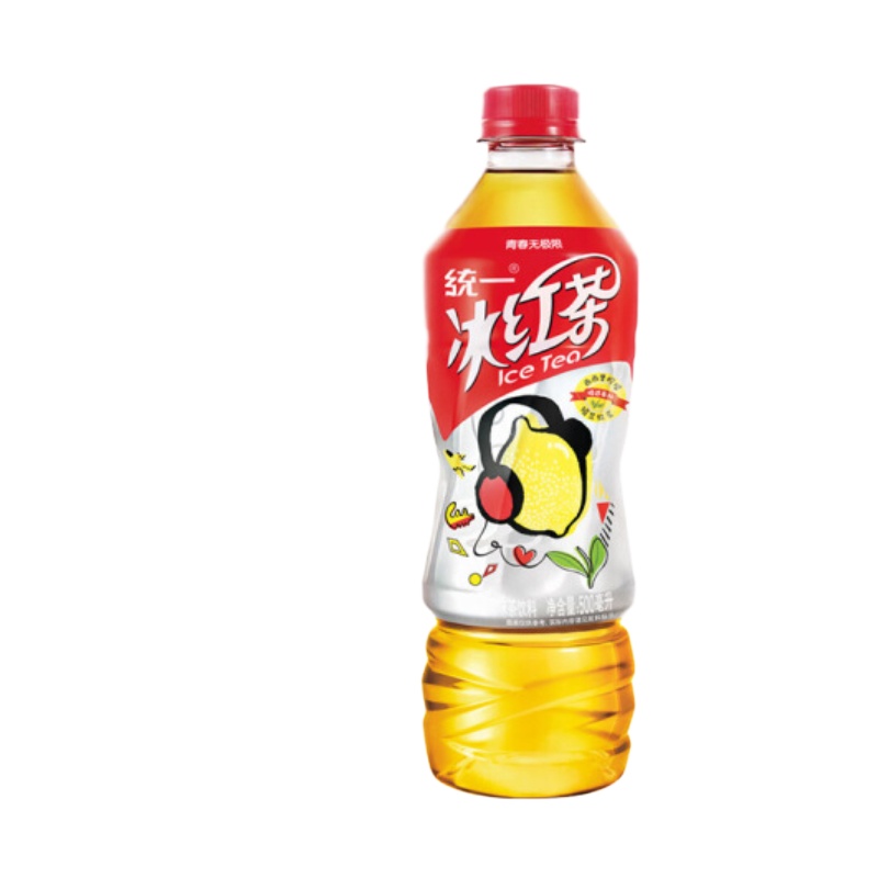 统一冰红茶 柠檬味500ml*15瓶/箱