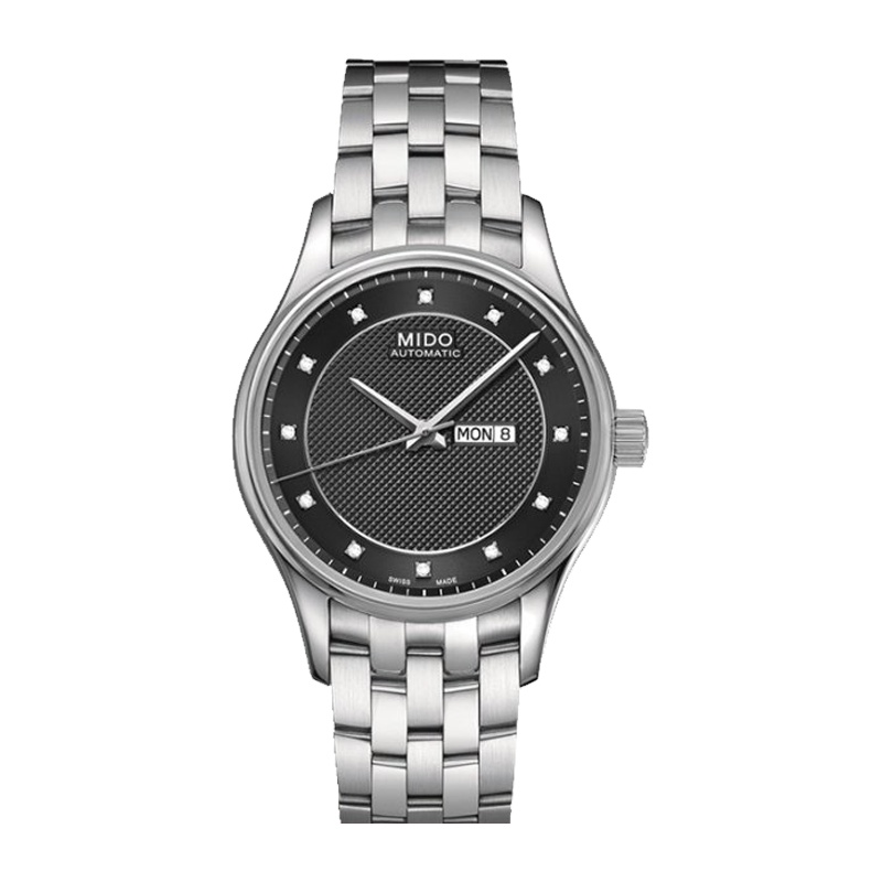 美度(MIDO)瑞士手表 布鲁纳系列全自动机械瑞士钢带女表M001.230.11.066.91