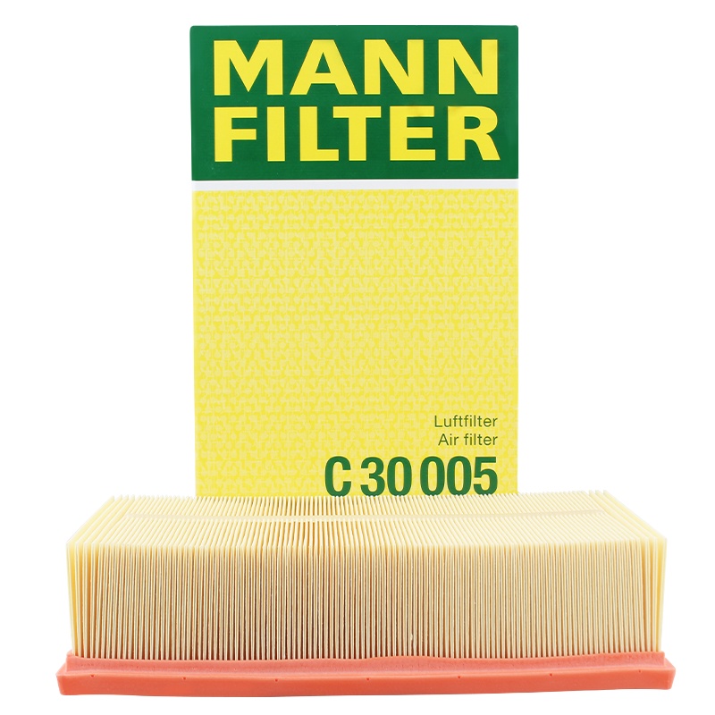 曼牌(MANNFILTER)空气滤清器/空气滤芯/空滤C30005(途观L/迈腾/高尔夫7/凌渡/途安L/速派柯迪亚克)