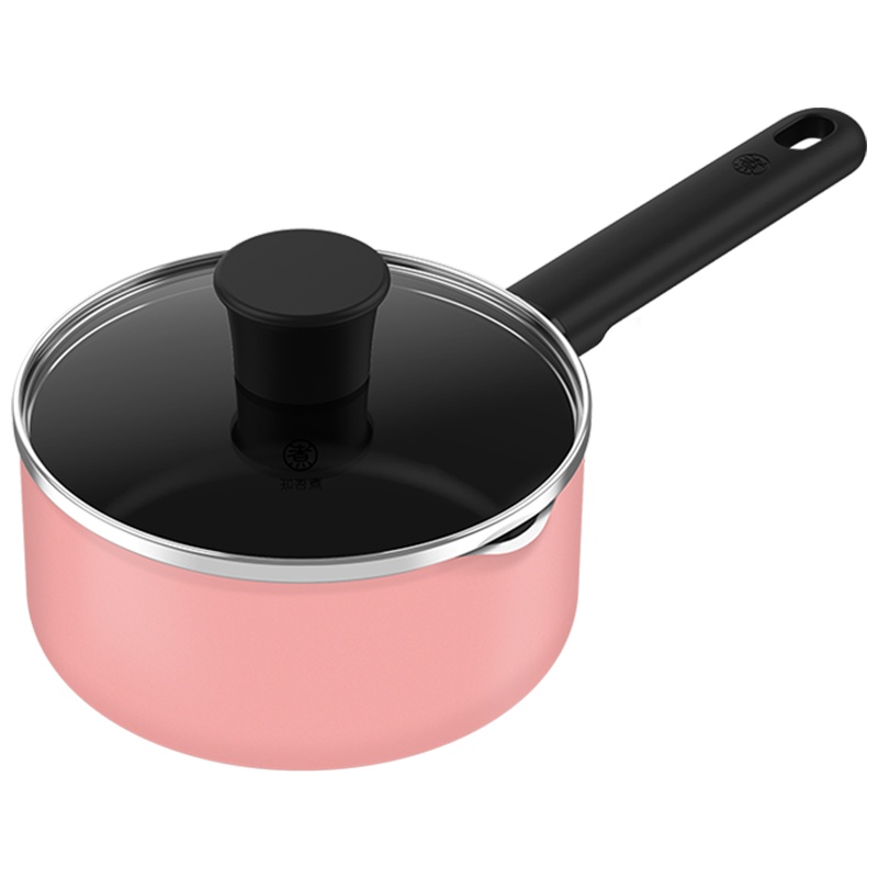 小米生态链知吾煮奶锅16cm辅食泡面煎蛋灵动系列家用不粘平底锅电磁炉适用多功能早餐牛排煎炒锅