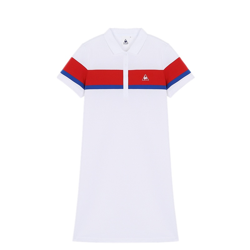 乐卡克 女连衣裙 CB-6666202 白色 S--2XL
