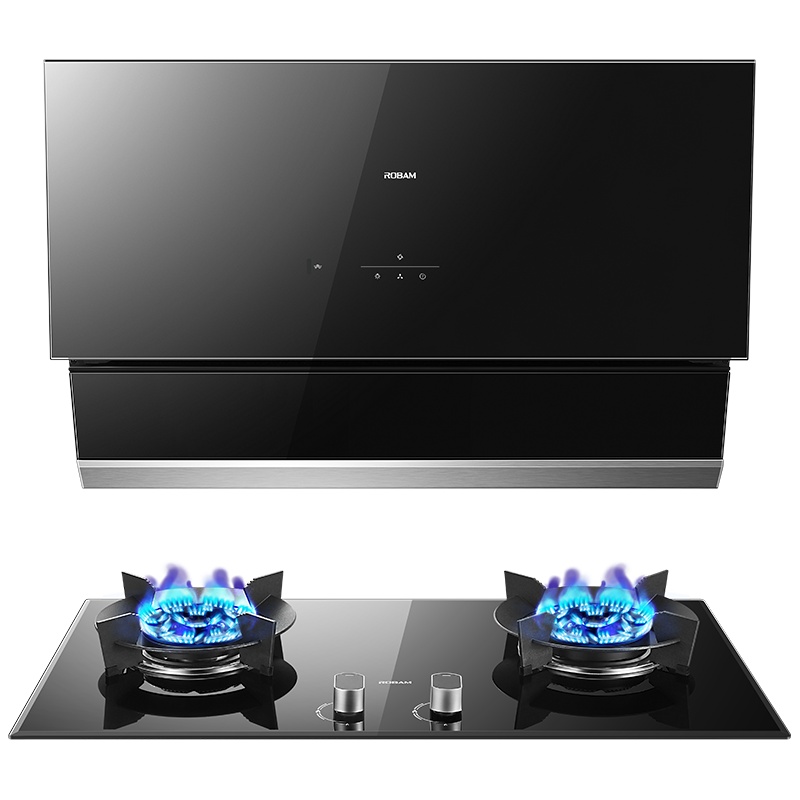 老板(ROBAM)烟灶套餐 油烟机灶具套餐 烟灶套装 厨电套装 23m³吸烟机灶具套装27A8+57B0X(天然气)