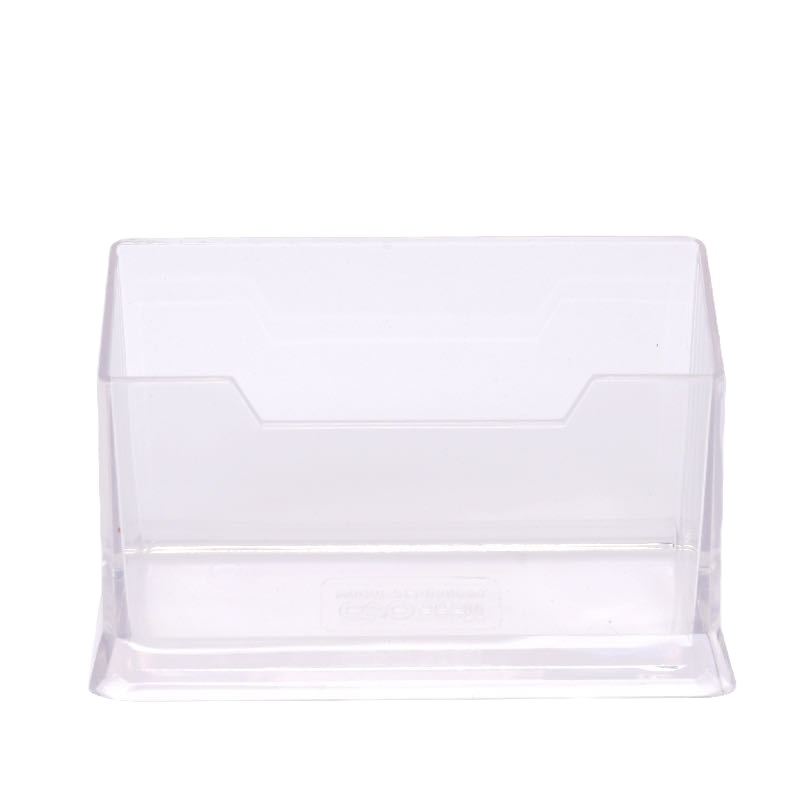 金领5838 透明名片座5个 名片盒桌面收纳整理夹名片夹.