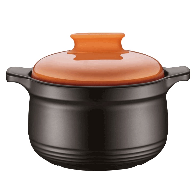 苏泊尔(SUPOR)新陶养生煲·深汤煲砂锅 陶瓷煲深汤煲炖锅家用煲汤熬药焖烧棕燃气明火专用4.5L TB45H1