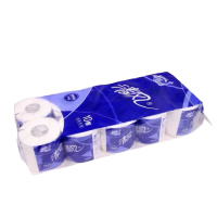 清风3层平纹275段卷筒卫生纸140g*10卷*10条*1箱
