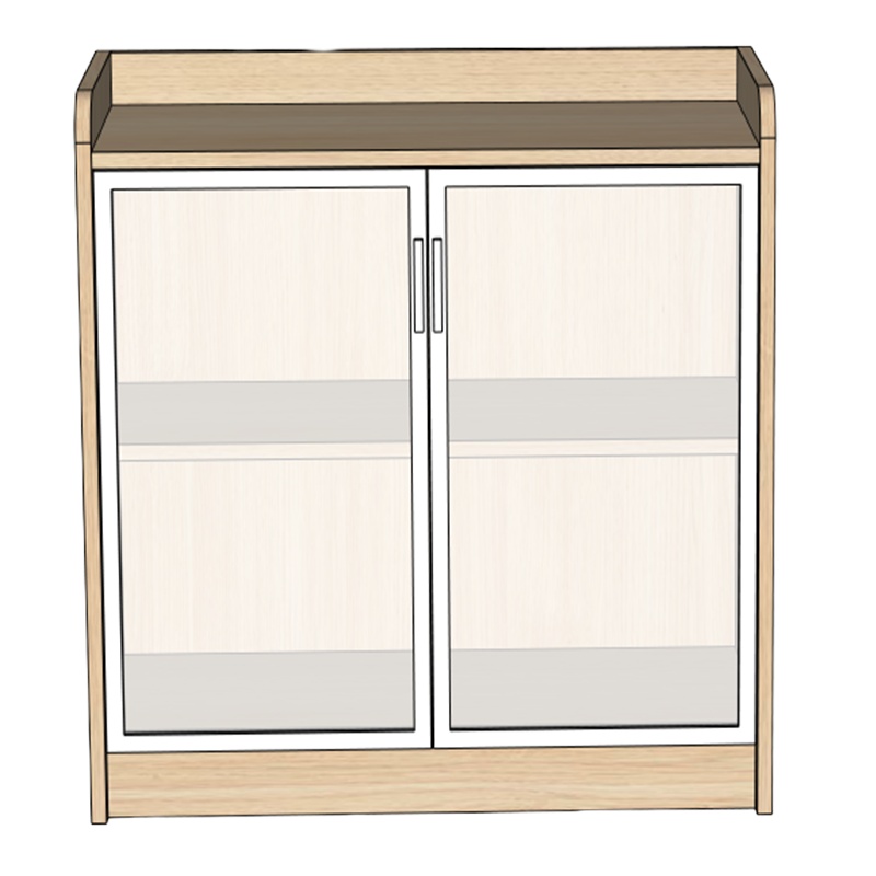 新中式实木茶水柜