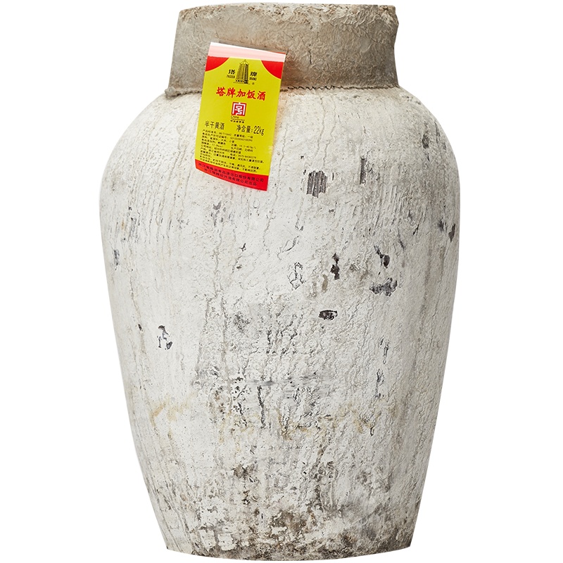 塔牌 绍兴黄酒 陈年加饭酒 手工冬酿黄酒 22kg坛装 半干黄酒 送酒吊