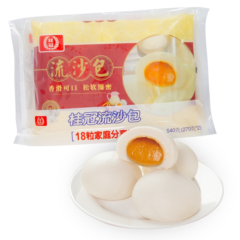 桂冠 流沙包540g(270g*2袋)家庭装 港式经典