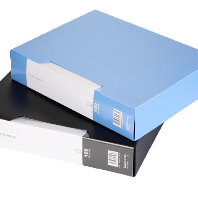 齐心 PF100AK A4资料册 文件册 文件夹 100袋 (个)