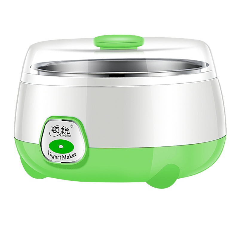 领锐（lingrui） 酸奶机家用全自动不锈钢内胆迷你小型自制酸奶纳豆机米酒 PA-12D 绿色