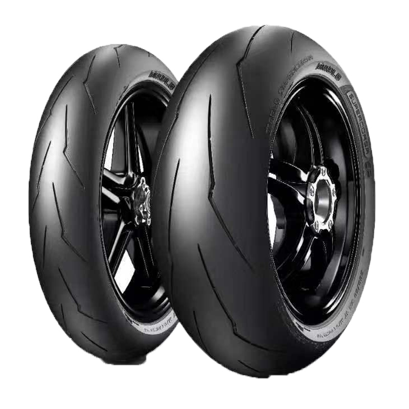 倍耐力DIABLO SUPERCORSA V2恶魔大闪电胎后胎： 180/55 ZR 17 SC2