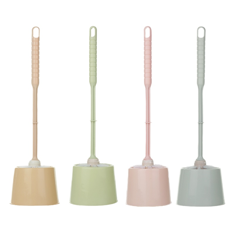 家用素雅马桶刷套装卫生间清洁刷厕所无死角刷子长柄软毛洁厕刷