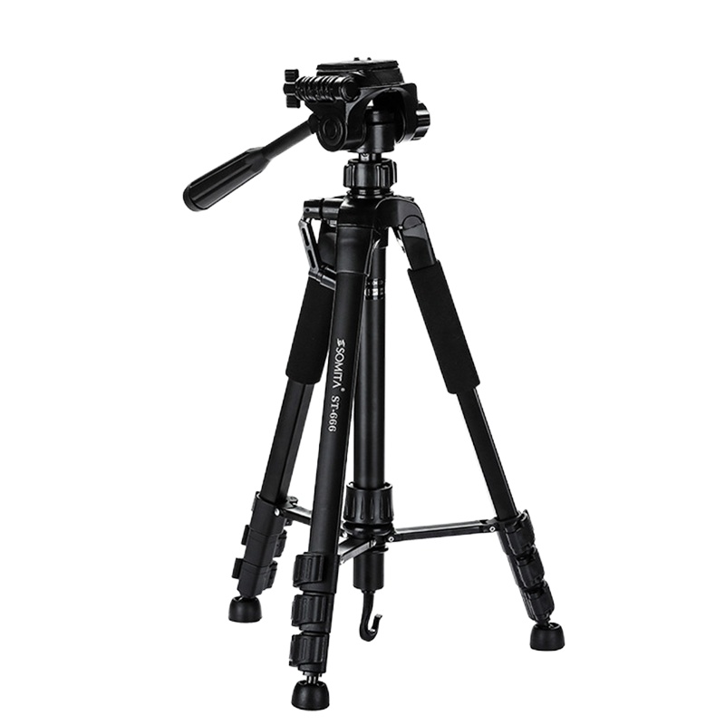 正旗 st-666 三脚架 便携手机自拍摄影支架