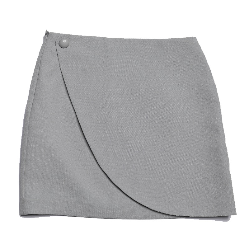 丝柏舍2019夏装女纯色简约修身包臀自然腰半身裙S82T0854B