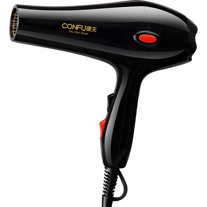 康夫(CONFU)专业电吹风机 KF-5843 1800W大功率过热保护 5档恒温护发 家用发廊冷热风吹风筒