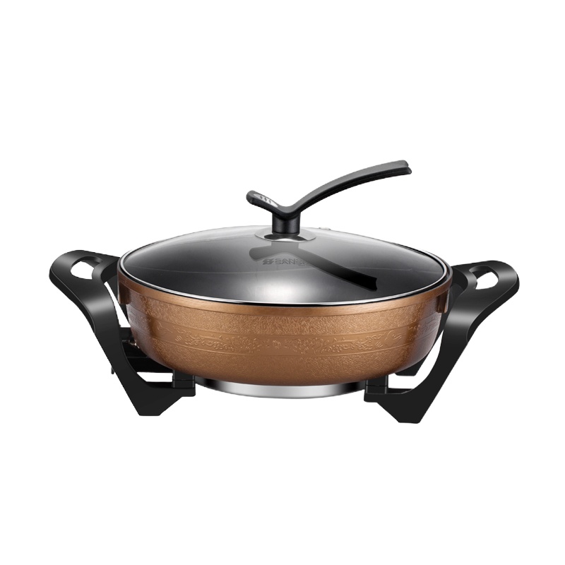 山水 鸳鸯电火锅LD301F(升级版) 5L大容量三档温控调节多功能锅