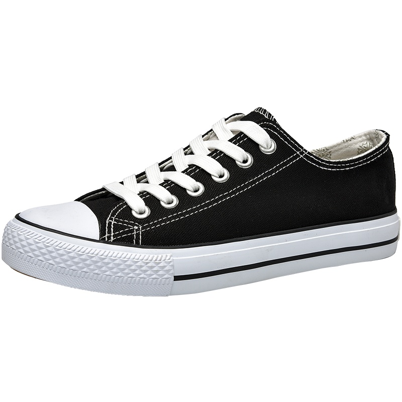 森马男士帆布鞋男低帮男鞋韩版潮鞋夏季新款黑色百搭潮流休闲布鞋