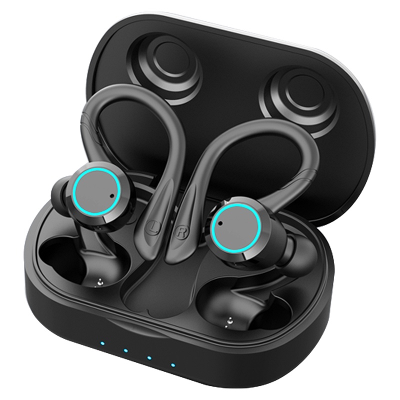 纽曼L1触摸款真无线蓝牙耳机单双运动跑步游泳7级防水防汗入耳超长待机苹果小米安卓通用男女款HIFI音质高清降噪蓝牙5.0