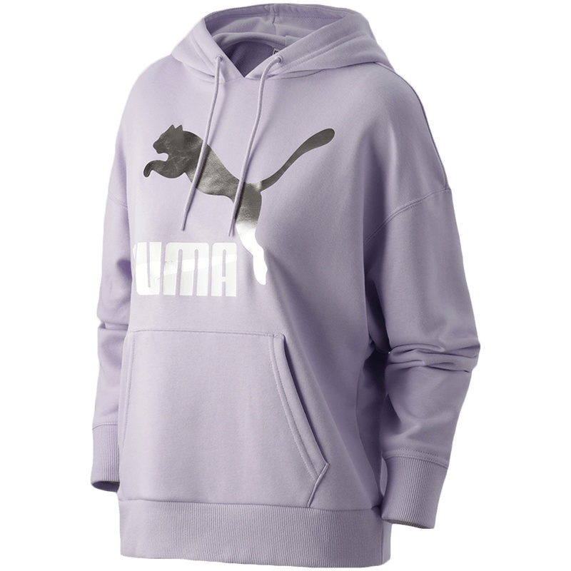 PUMA彪马女装LOGO款运动服休闲连帽卫衣531385