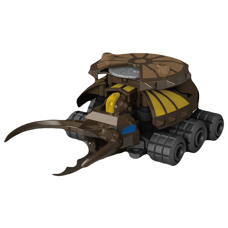 灵动创想超甲虫战记竞技款组装拼装梅塔基男孩动漫儿童玩具可卡司BG0106