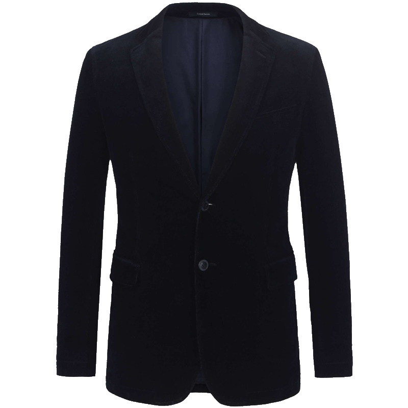 Youngor/雅戈尔男士秋季商务正装深蓝棉涤混纺单西098FAA