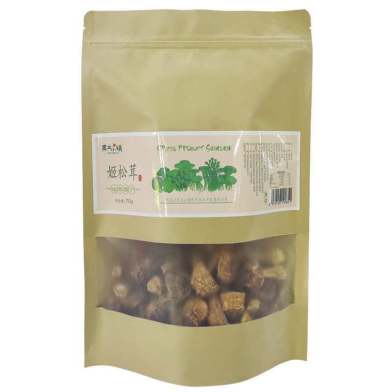 黑土小镇姬松茸110g松茸菇蘑菇干货袋装菌菇干货鸡松茸菌姖松茸新鲜姬茸菇山珍干货食用菌