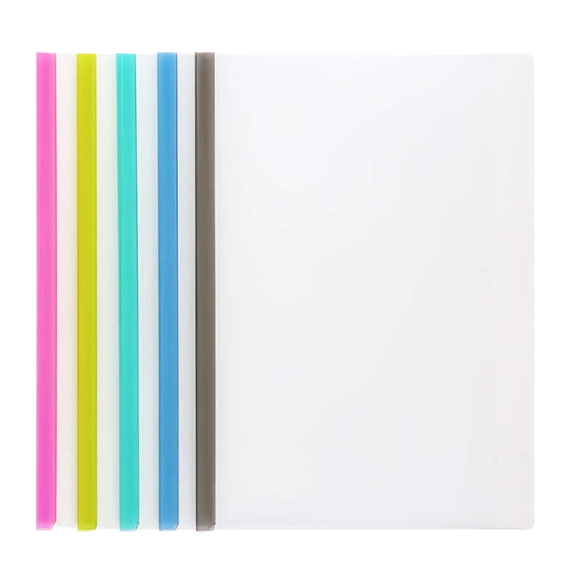 得力(deli) 5536 抽杆文件夹 A4 透明 拉杆夹 XHJ 混色五个一包装