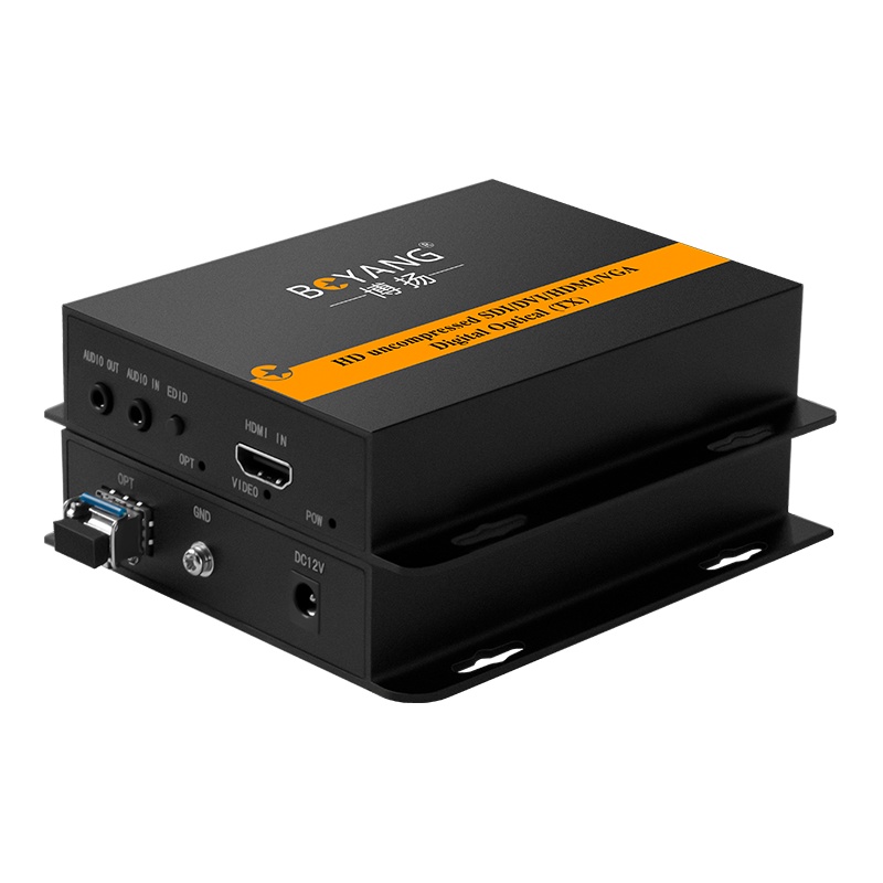 博扬(BOYANG)非压缩全高清HDMI视频光端机1路视频+独立正向音频 HDMI延长器收发器一对 BY-1HA