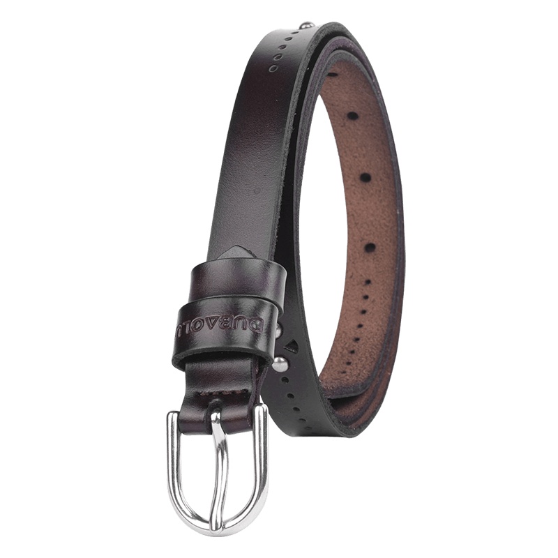 都宝路(dubaolu) 2020新款女式简约时尚细款休闲腰带