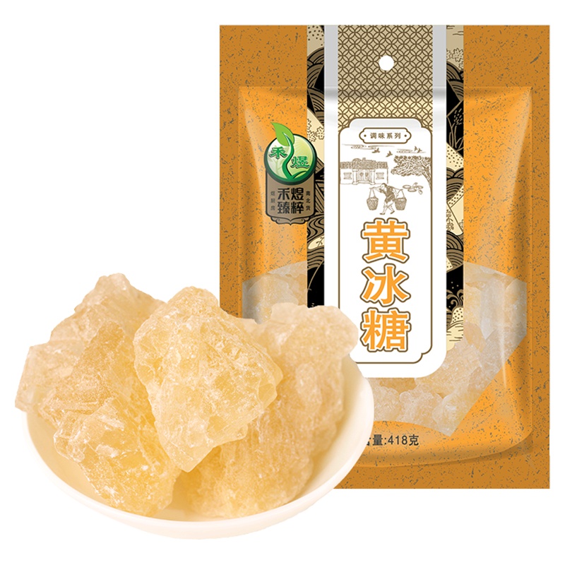 禾煜 黄冰糖 418g/袋 厨房调料 调味品 冰糖 禾煜出品