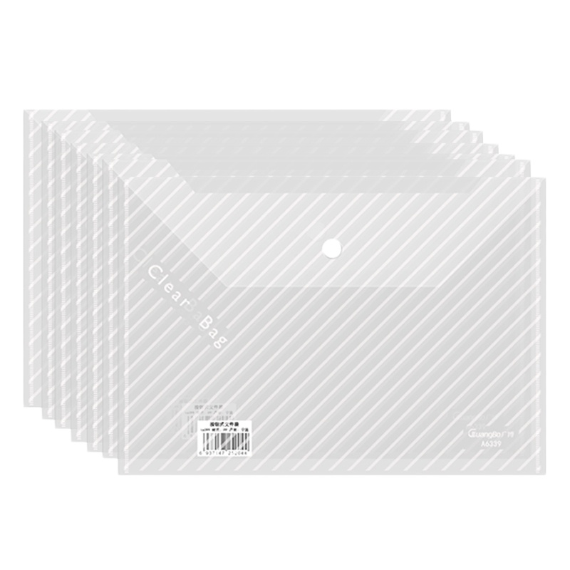 广博 透明按扣文件袋 A6299(个)[CWHL]