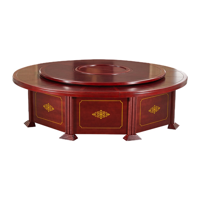 星羚 电动转盘圆桌\3300×780mm 豪华实木圆桌 产品信息:豪华实木圆桌、带电动转盘。规格:2200×780mm