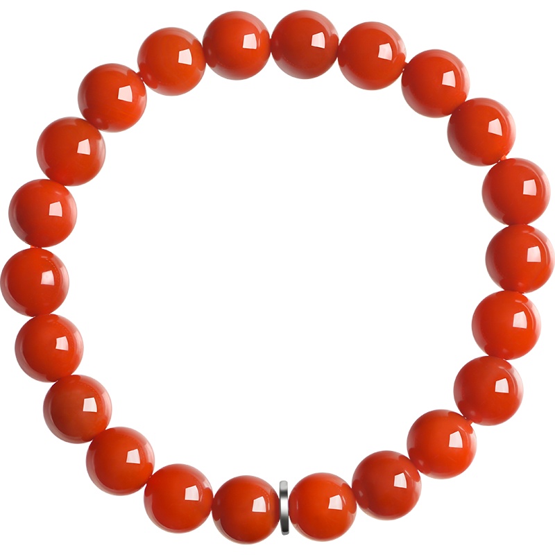 iSTONE/石头记南红玛瑙手链四川凉山料南红手串