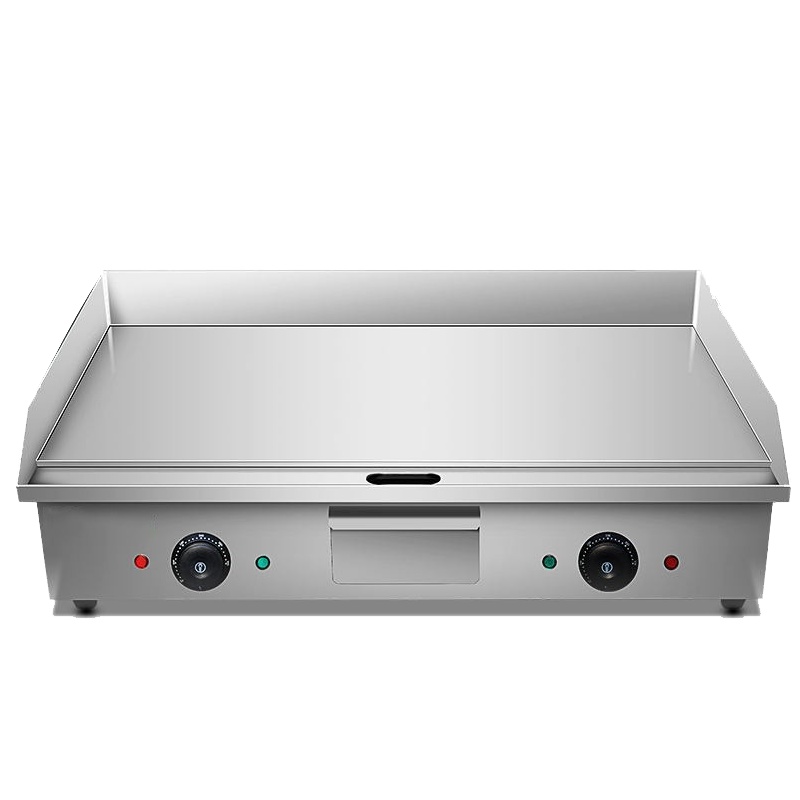 乐创 820型 商用电扒炉 台湾手抓饼机 铁板烧鱿鱼机铜锣烧机电热款