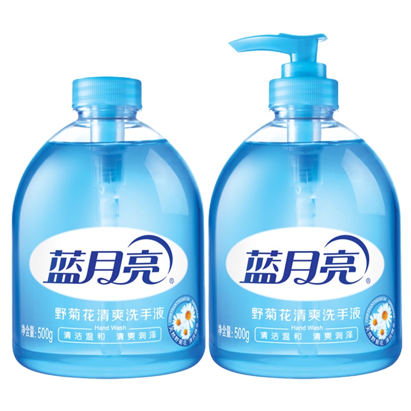 蓝月亮 野菊花清爽洗手液组合装( 500g+500g /组)