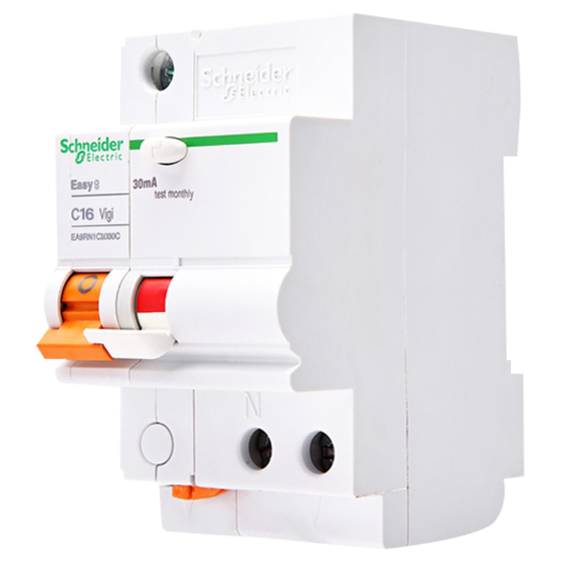 施耐德电气（Schneider Electric）漏电保护器 保护空开E9系列1P16A带漏保空气开关