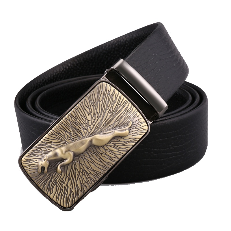 牛当家(CattleOWN)男士皮带自动扣腰带男头层牛皮商务裤带男牛皮青年休闲7092