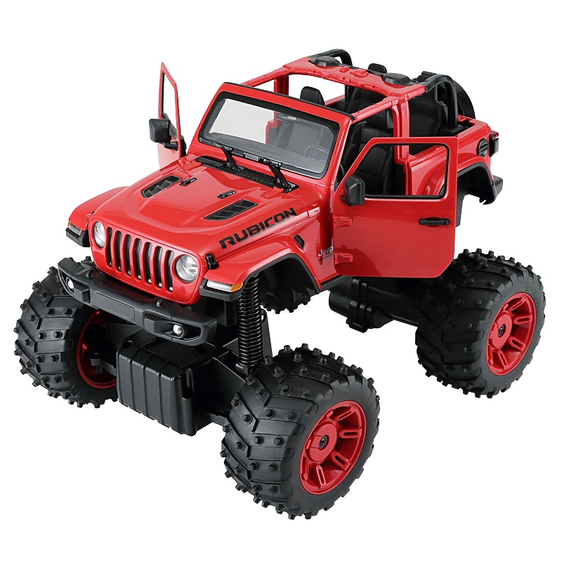 星辉(Rastar)1:14吉普Jeep越野折叠遥控车79470红色 男孩儿童动态汽车模型