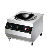 乐创(lecon)电磁炉商用多头大功率3500W5000W双头组合电磁炉商用台式凹面多眼煲仔炉 8000W凹面