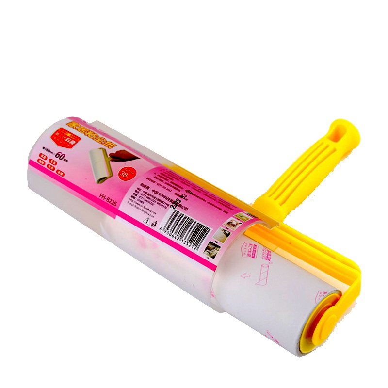 净得丽 家居粘尘纸 大号8226手动吸尘器 粘毛滚 除尘器 通用纸芯