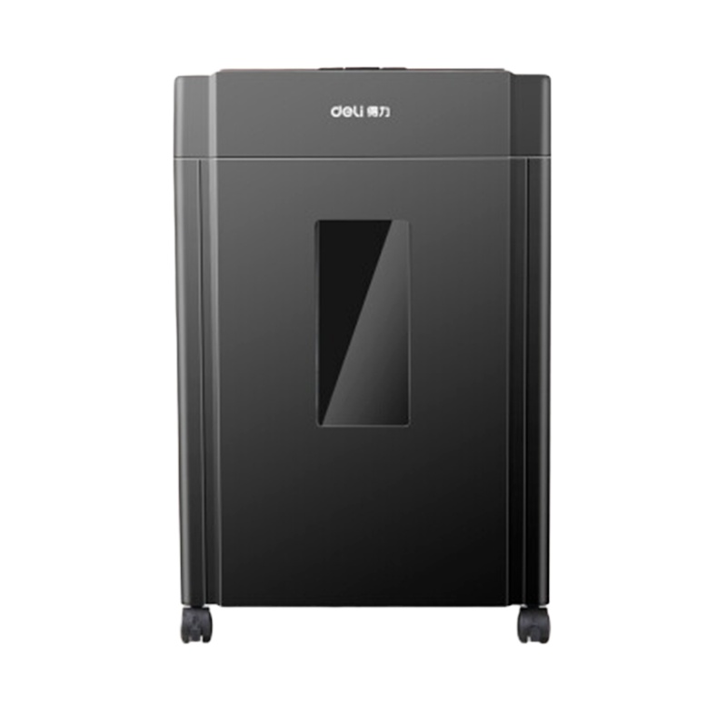 得力5级高保密多功能办公商用文件颗粒粉碎机33043碎纸机碎卡机