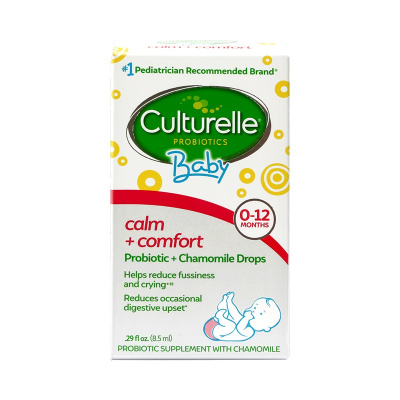 康萃乐(Culturelle)婴幼儿进口益生菌洋甘菊滴剂营养素8.5ml/盒装