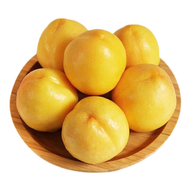 五个农民山东蒙阴黄金蜜桃新鲜4.5斤装黄皮黄肉油桃新鲜水果现摘现发超甜应季黄桃生鲜自营