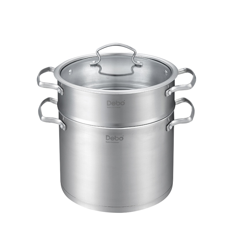 德铂(Debo)厨具哈根堡DEP-208不锈钢加厚复合底蒸锅
