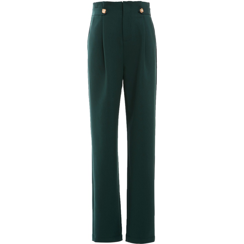 欧昵雪显瘦直筒哈伦萝卜裤女高腰宽松小脚九分烟筒裤