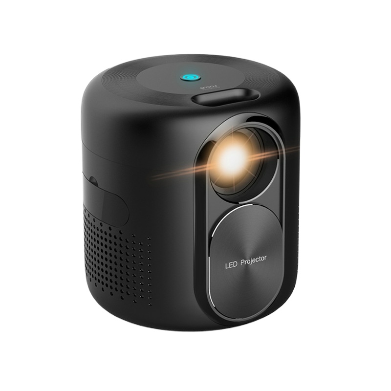 先科(SAST)C7 投影仪家用投影机高清投影智能家庭影院(AI自动对焦自动梯形校正 支持4k播放WiFi)电动幕+支架