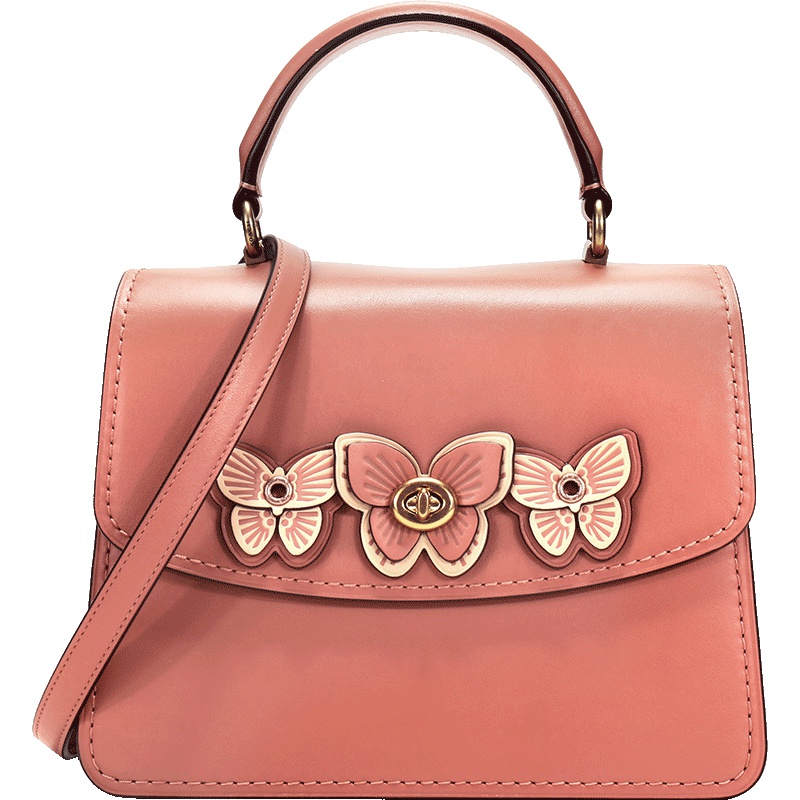COACH 蔻驰 奢侈品 女士PARKER系列牛皮手提单肩斜挎包 69606