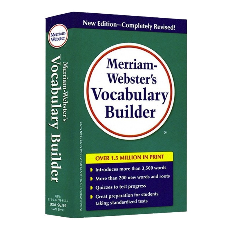 韦小绿 韦氏字根词根词典 英文原版Merriam Websters Vocabulary Builder英语词汇词